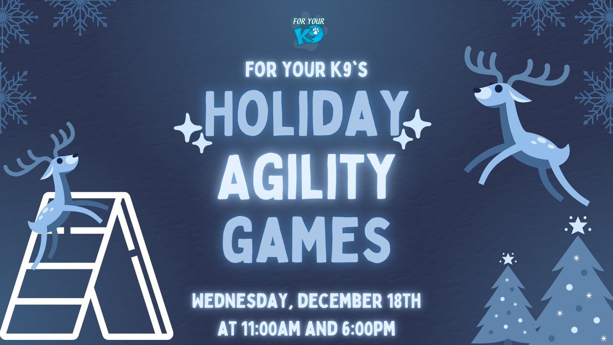 Holiday Agility Games - EVENING  