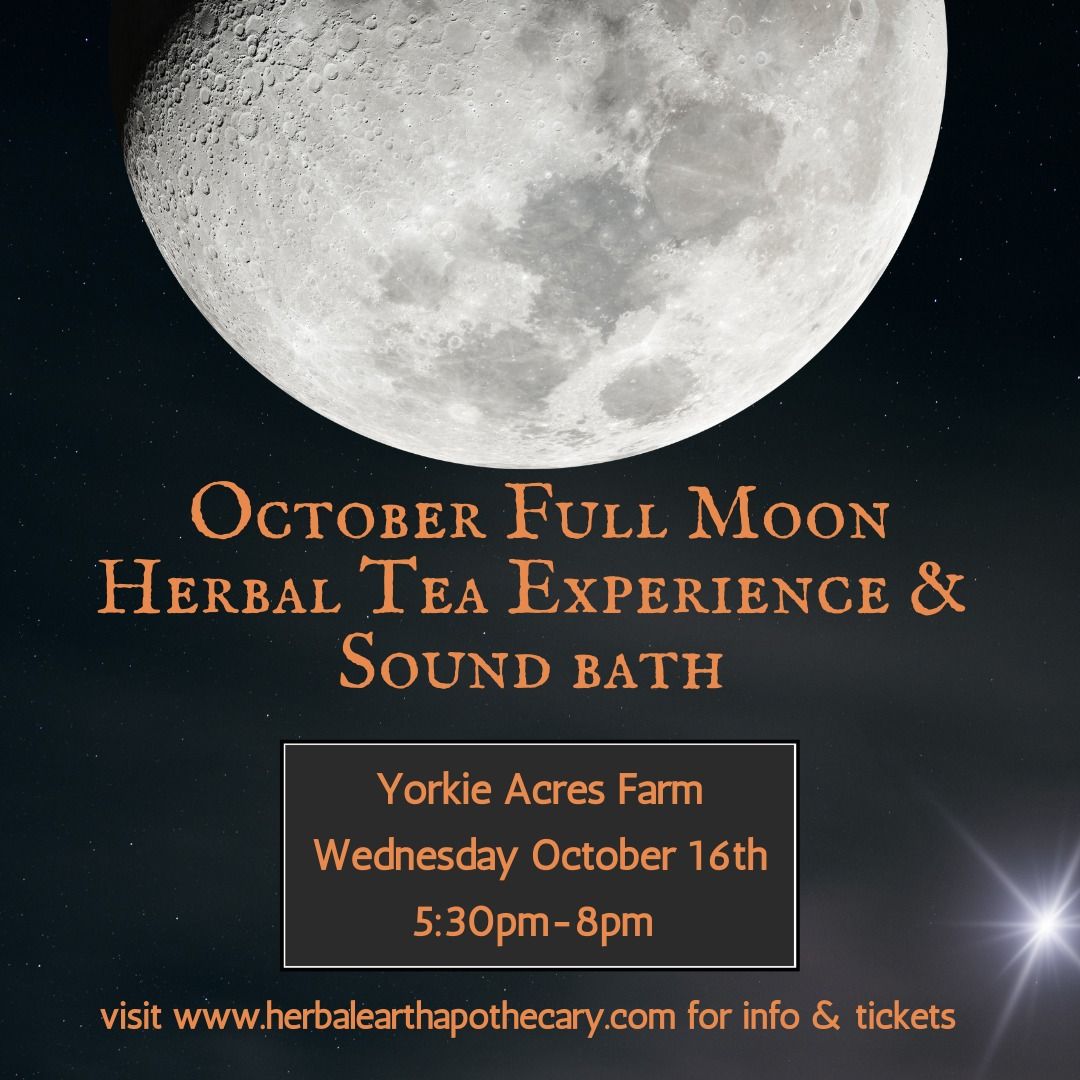 October Full Moon Herbal Tea Experience & Sound Bath 