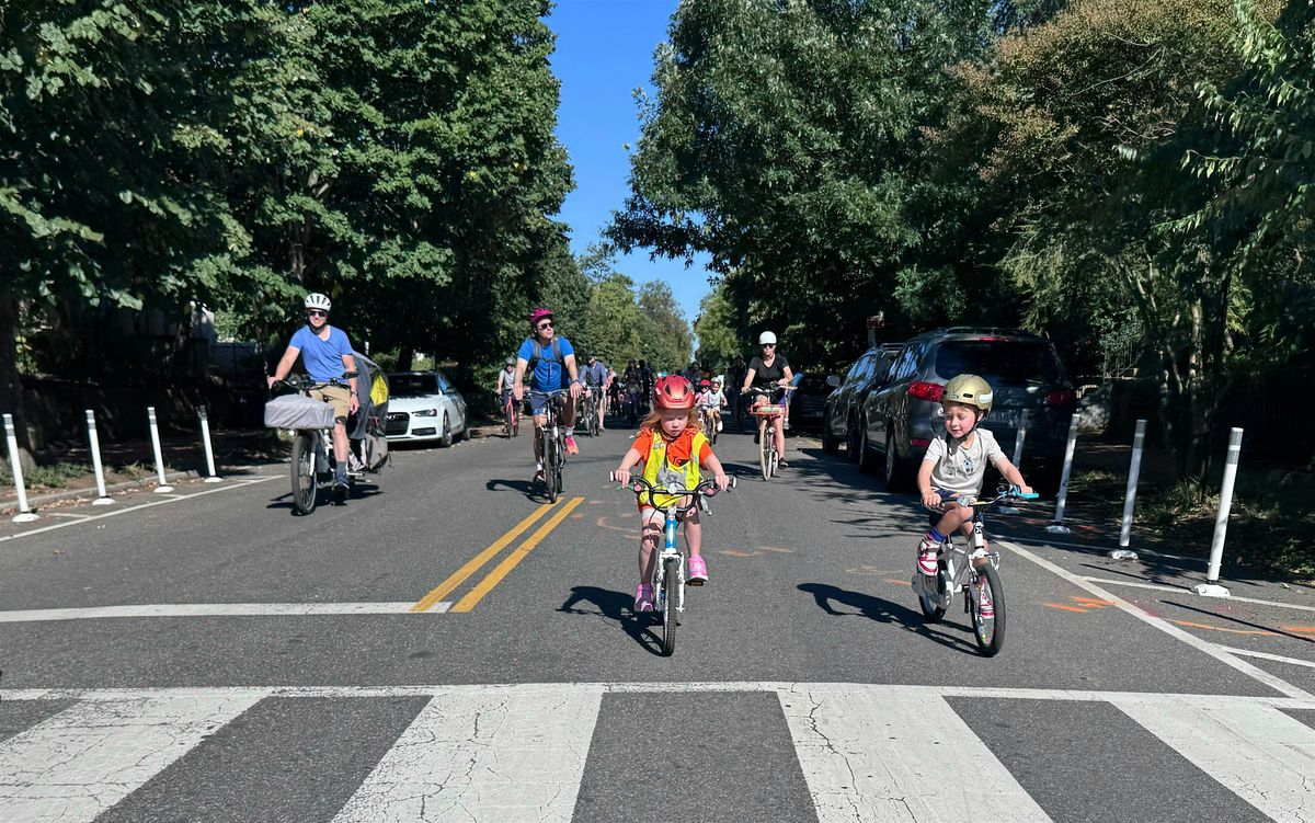 Hill Family Biking:  Community Bike Ride