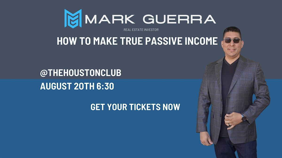 How to create true passive residual income  using REAL ESTATE!