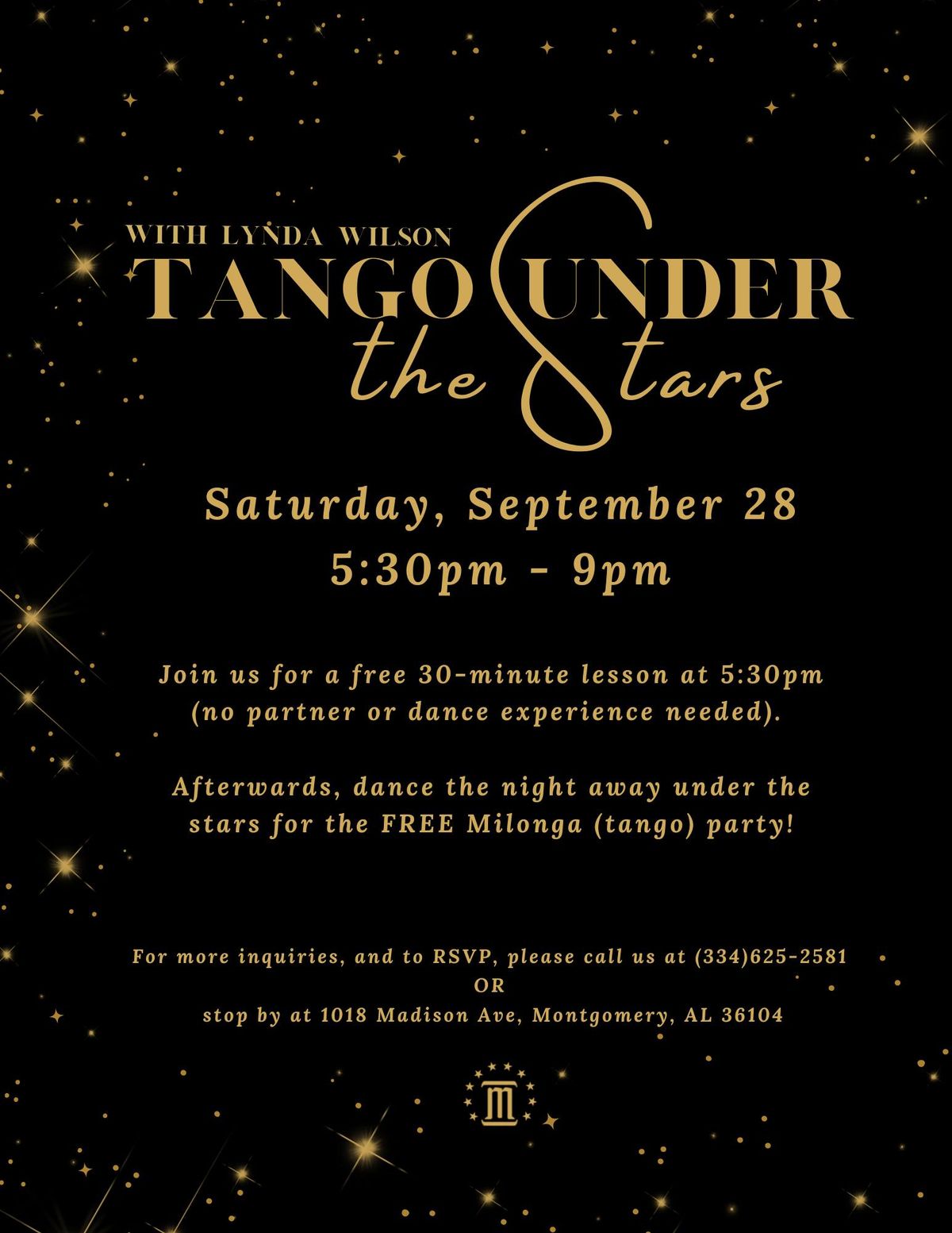 Tango Under the Stars with Lynda Wilson