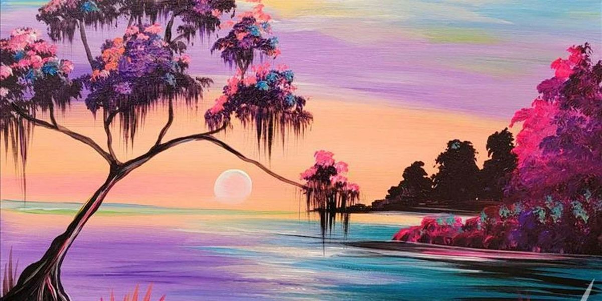 Sunset Over Placid Waters - Paint and Sip by Classpop!\u2122