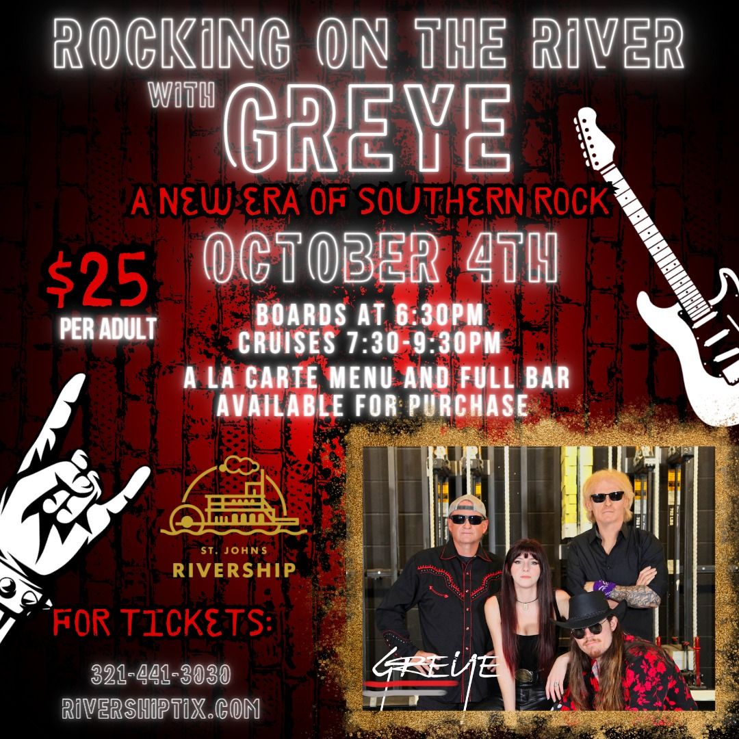 Rocking on the River - Greye - New Era Southern Rock - Aboard the Barbara Lee