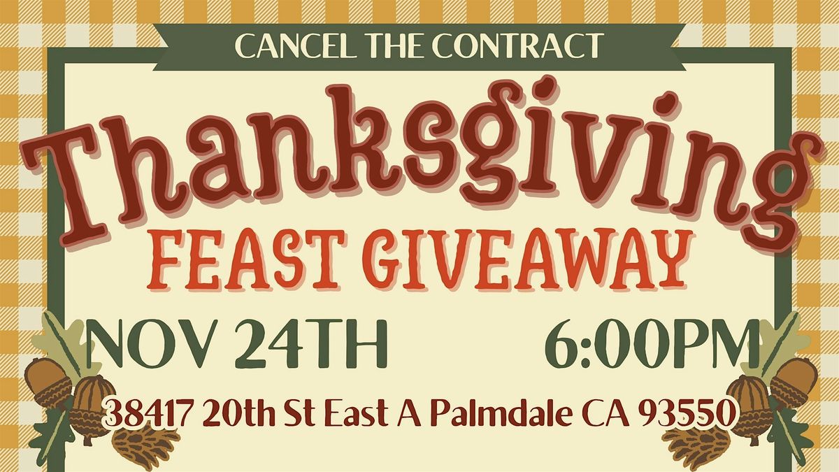 Free Thanksgiving Feast Giveaway