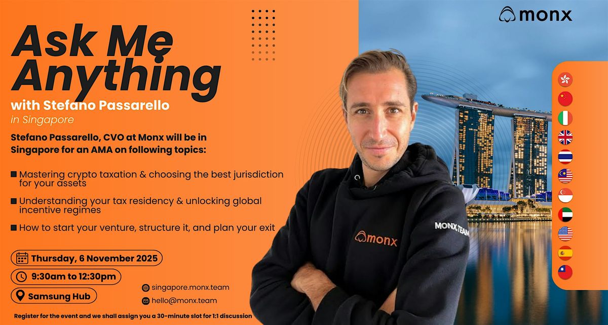 AMA (Ask Me Anything) with Stefano Passarello in Singapore