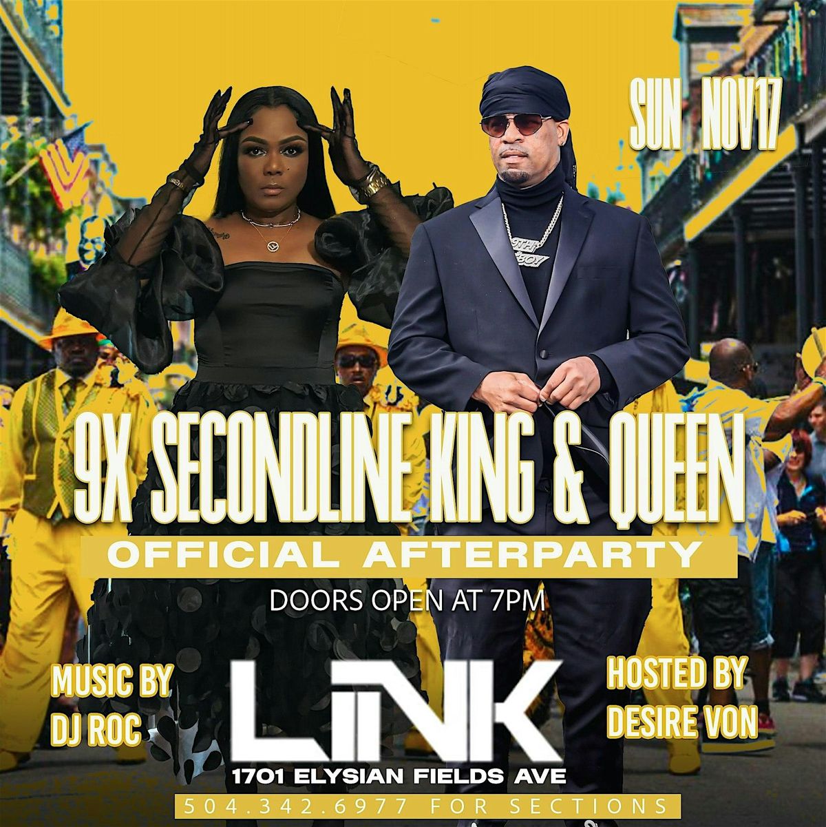 9x SecondLine King & Queen Official AfterParty