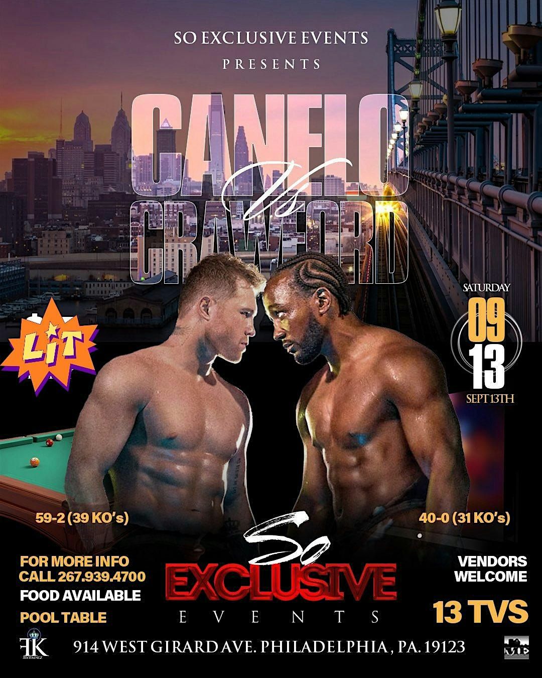 Canelo vs Crawford  Fight Night
