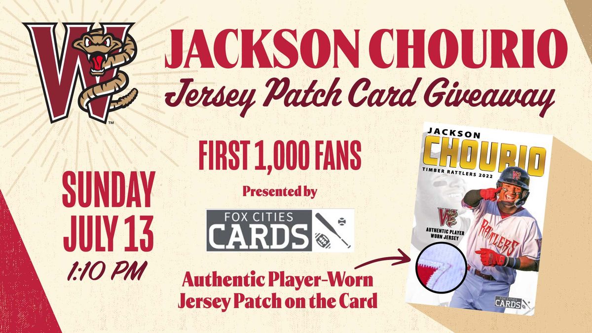 Jackson Chourio Player Worn Jersey Card Giveaway