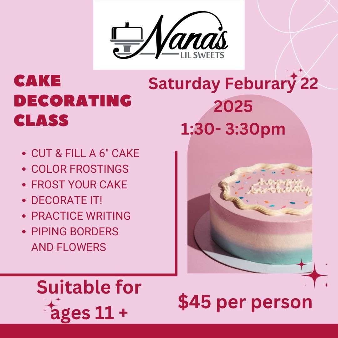 Cake Decorating Class Feb 