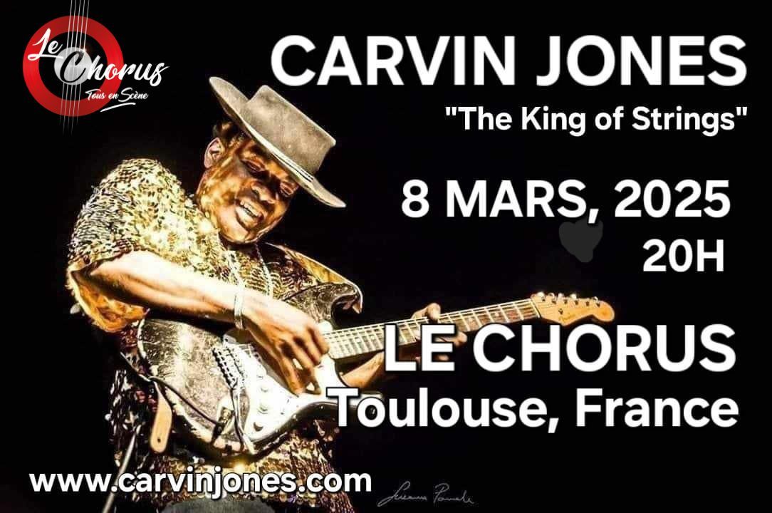 CARVIN JONES en concert EXCEPTIONNEL au Chorus