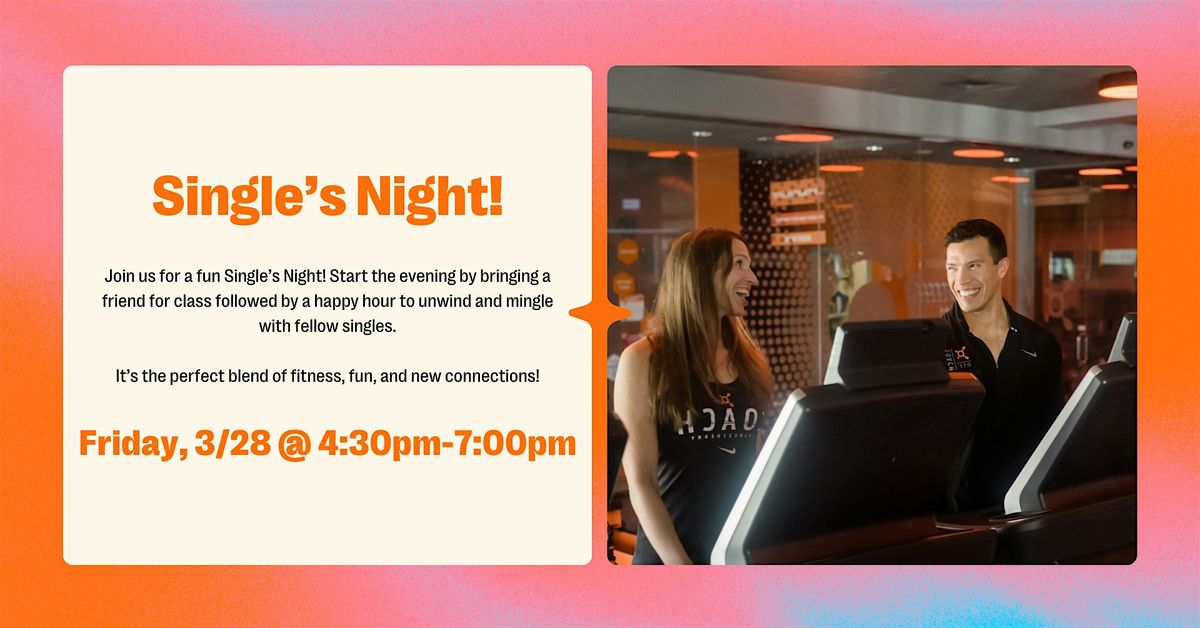 Orangetheory Single's Workout + Happy Hour