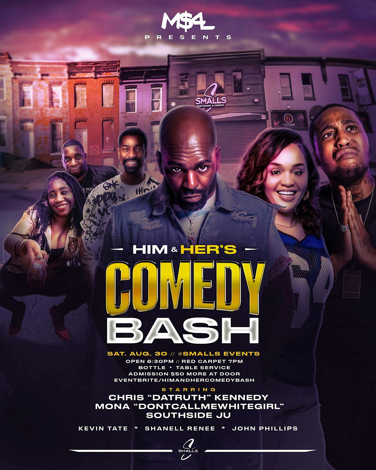 HIMANDHER COMEDY BASH STARRING MONA"DONTCALLMEWHITEGIRL" & CHRIS KENNEDY