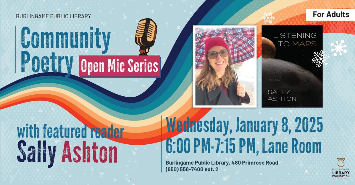 Community Poetry Open Mic featuring Sally Ashton