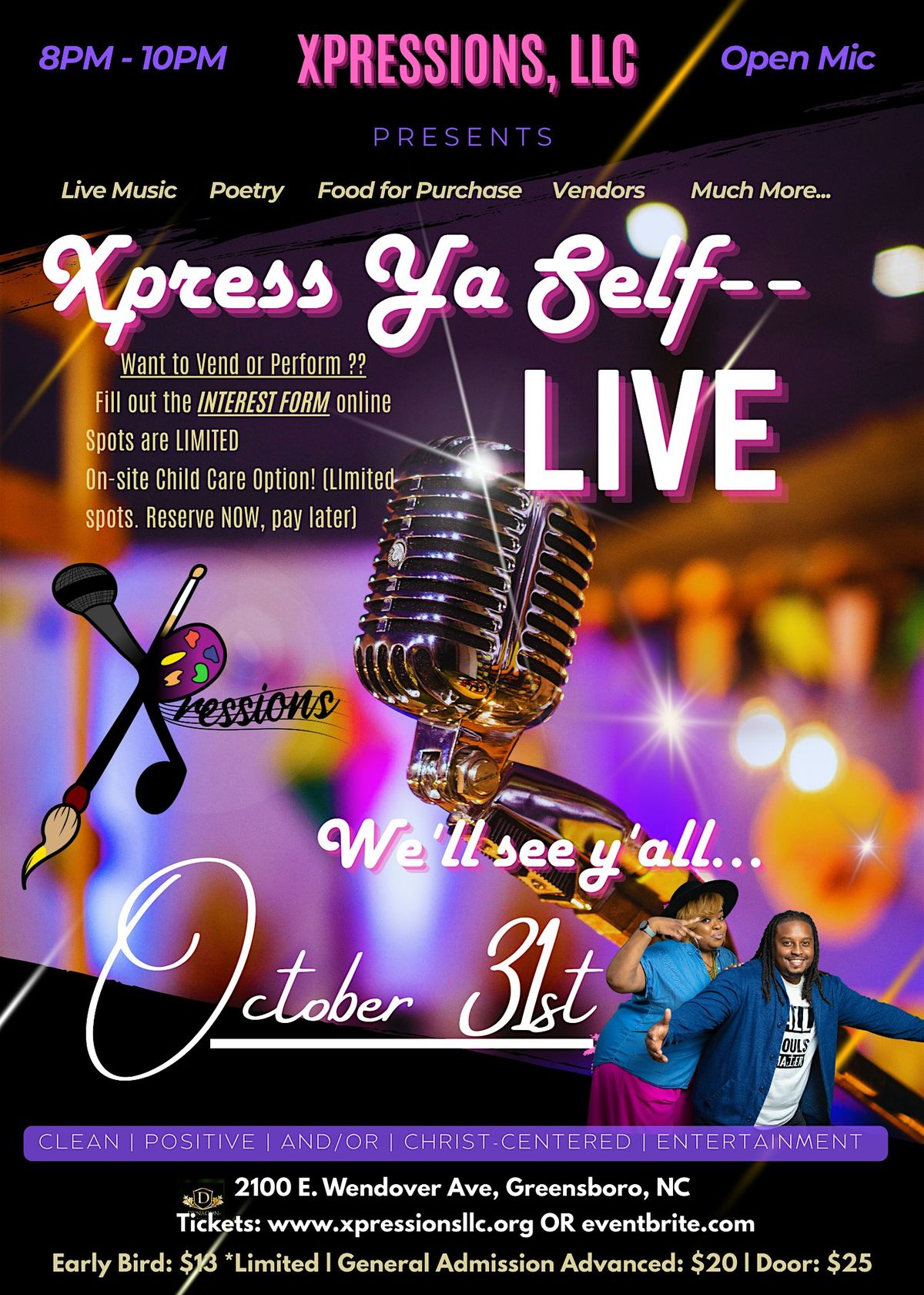 Xpress Ya Self -- LIVE Open Mic