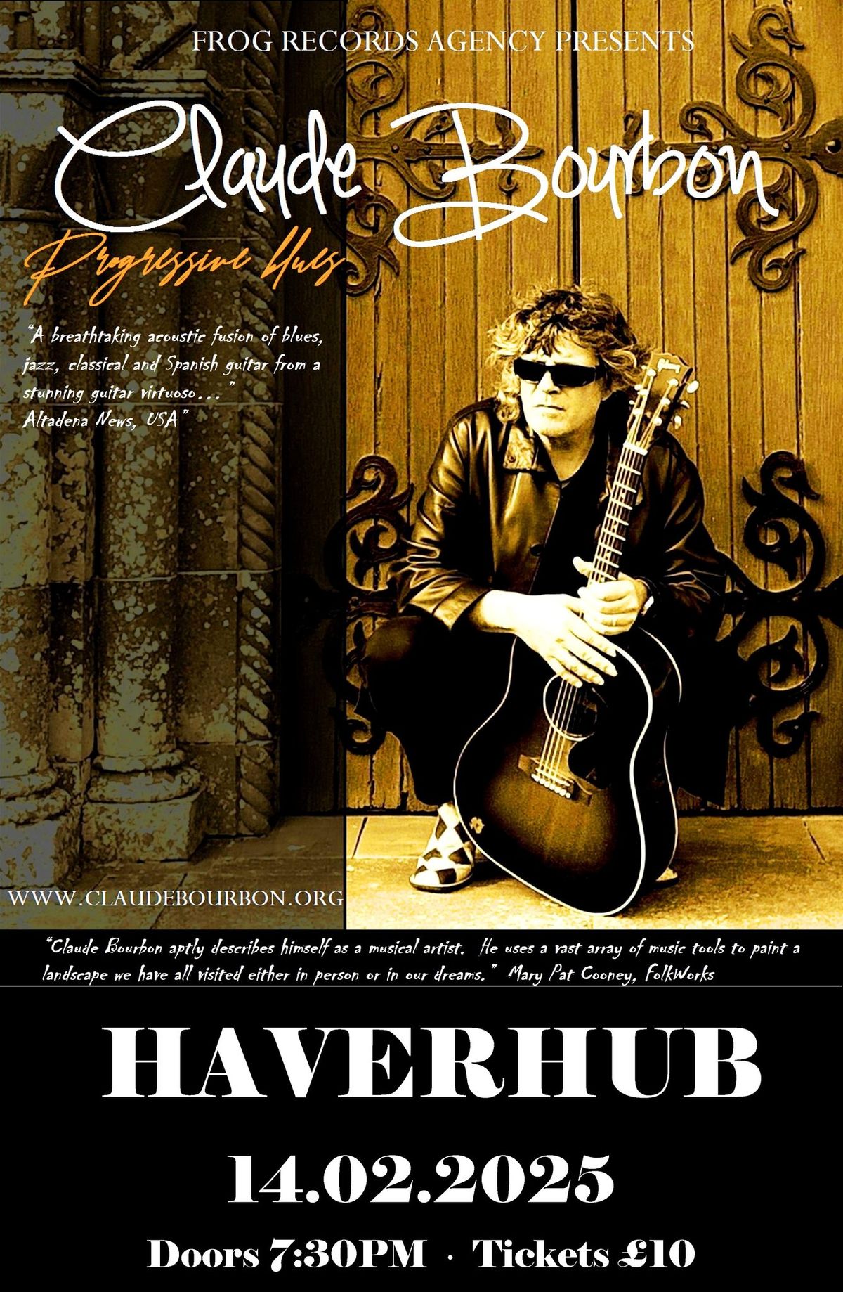 Claude Bourbon: Progressive Blues @ Haverhub (Valentines Day gig)