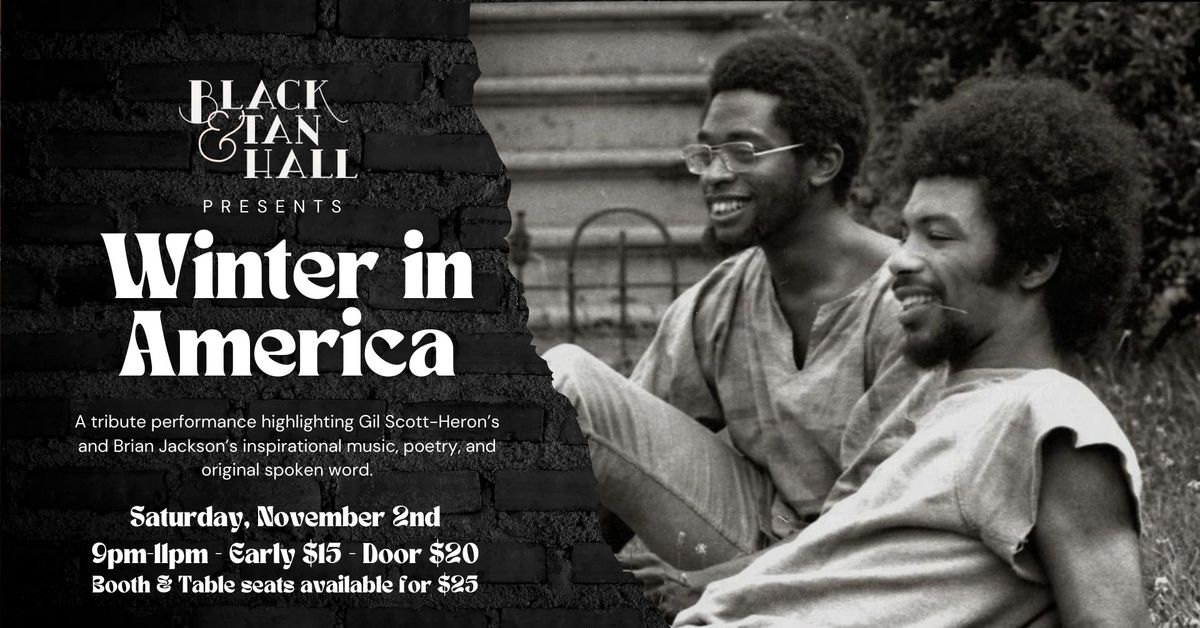 Winter in America: The Music of Gil Scott-Heron and Brian Jackson