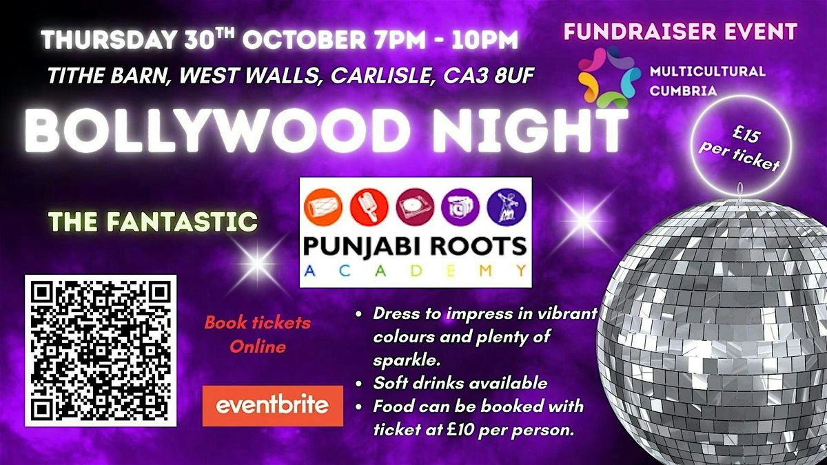 Bollywood DJ Night - Multicultural Cumbria Fundraiser