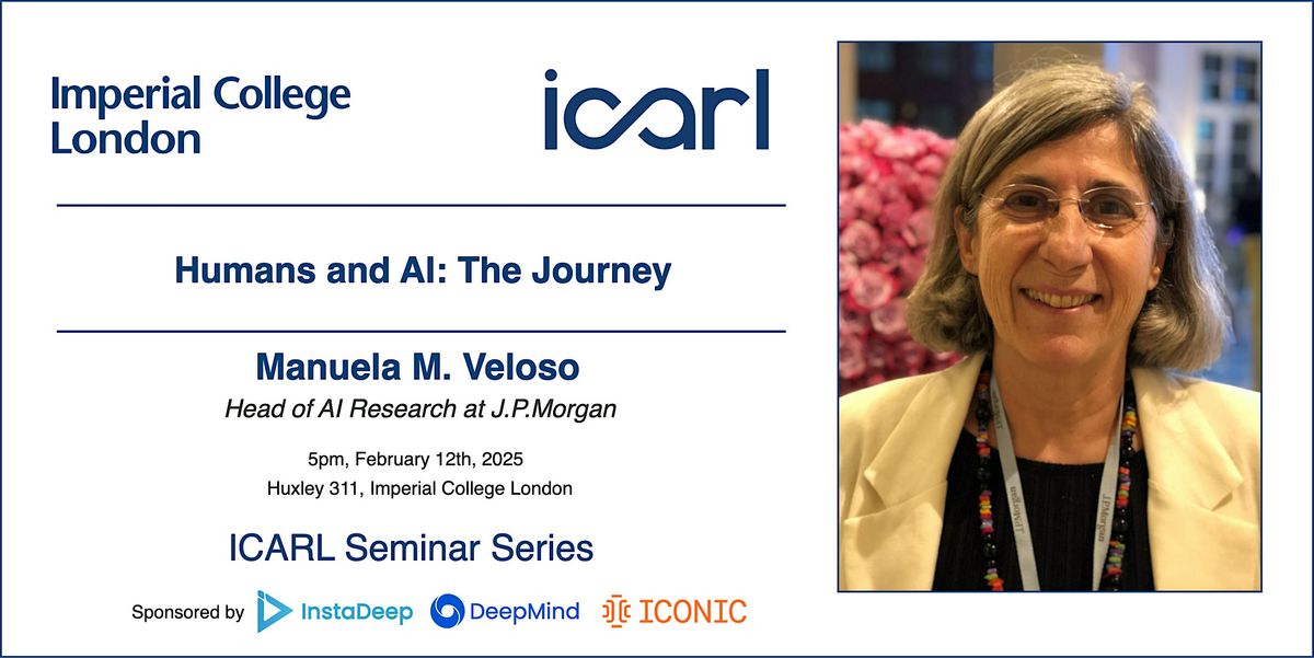 Imperial College ICARL Seminars - Manuela Veloso (J.P. Morgan)