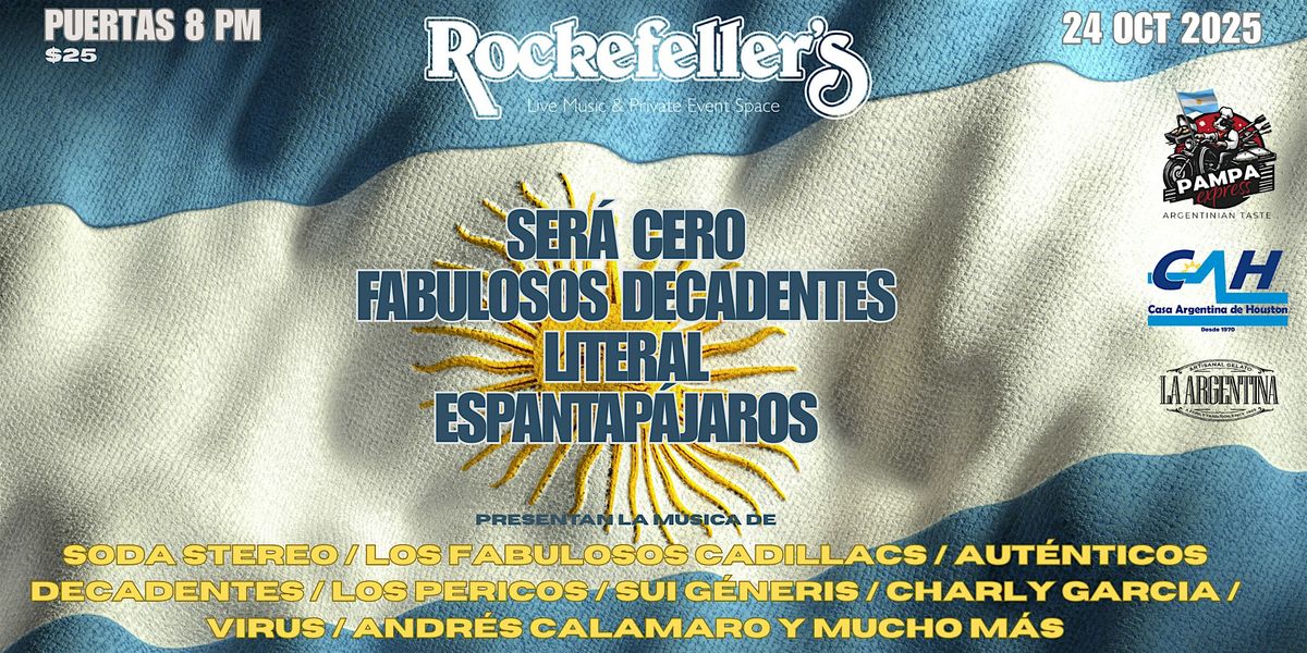 ROCK DEL SUR \/ LO MEJOR DEL ROCK ARGENTINO EN ROCKEFELLER'S