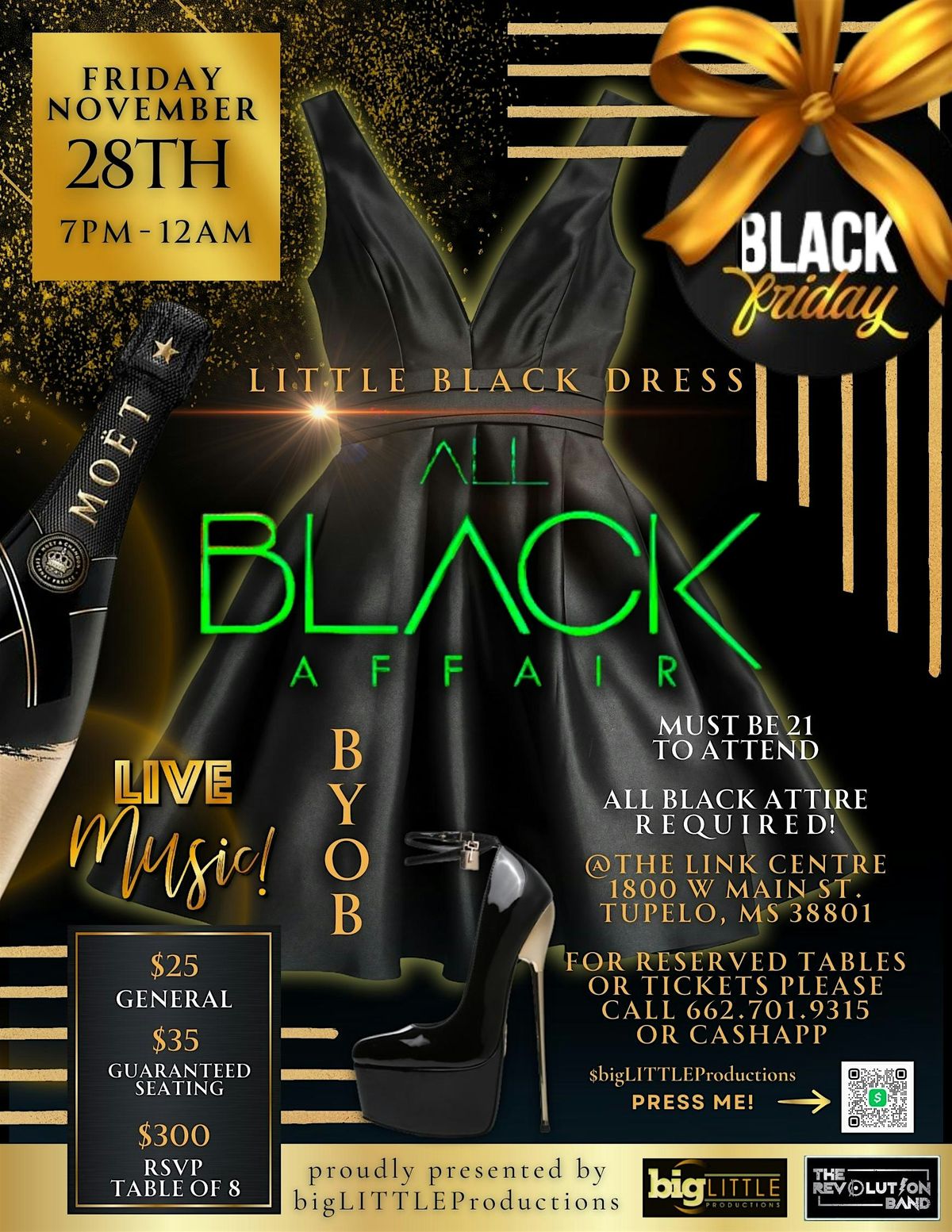 The \u201cLITTLE BLACK DRESS\u201d All Black Affair
