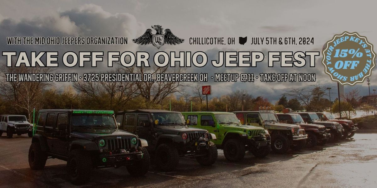 Take off for Ohio JEEP Fest with the Mid-Ohio Jeepers Organization