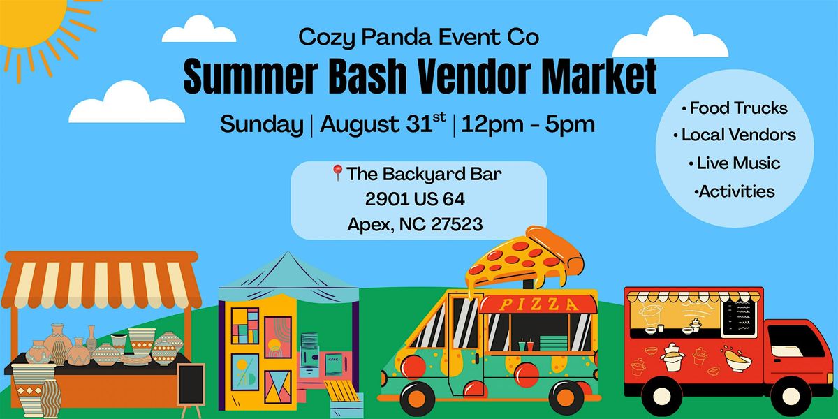 \u2600\ufe0f Cozy Panda Presents: The Summer Bash