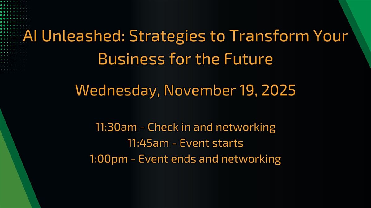 AI Unleashed: Strategies to Transform Your Business for the Future