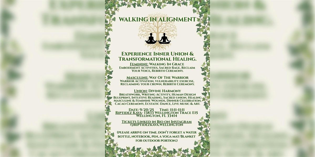 WALKING IN ALIGNMENT
