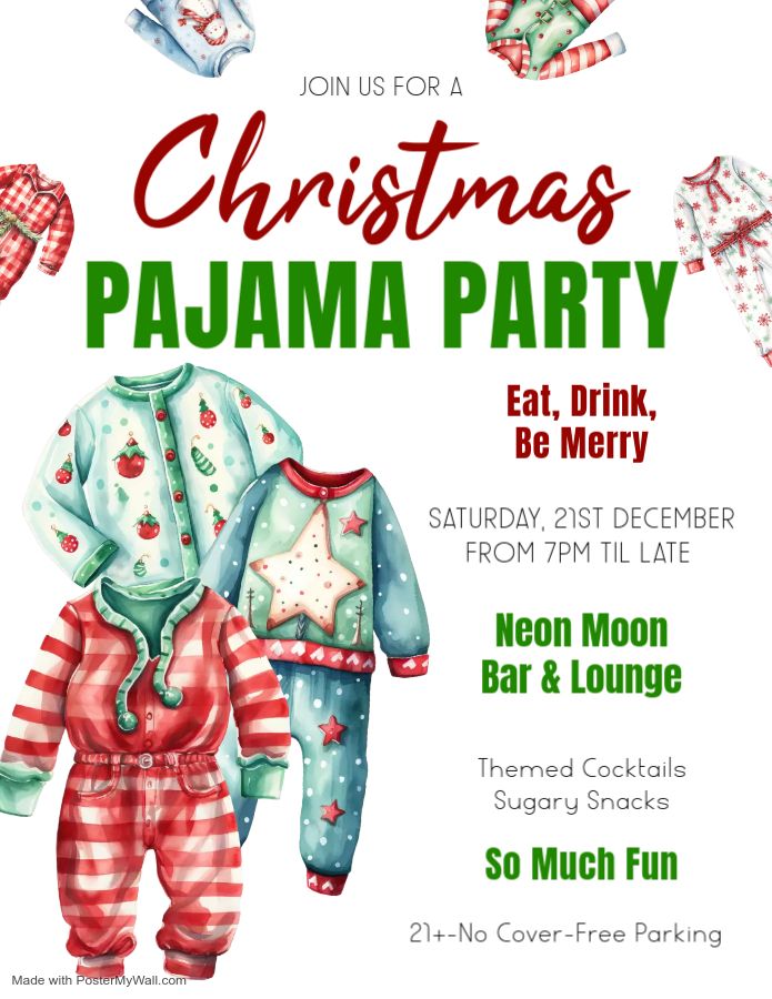 Christmas Pajama Party @ Neon Moon