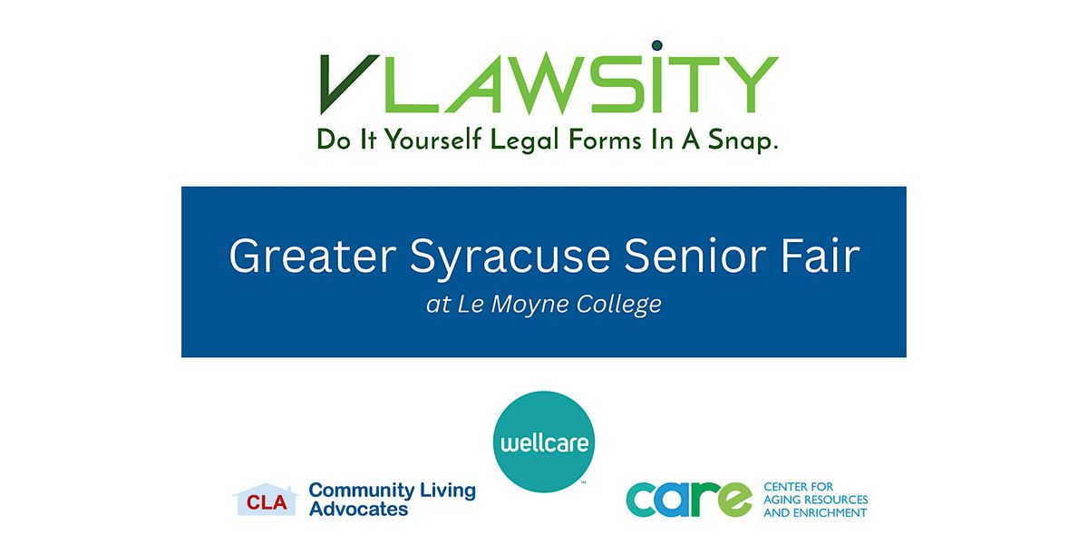 Vendor Registration - Greater Syracuse Senior Fair  at Le Moyne College