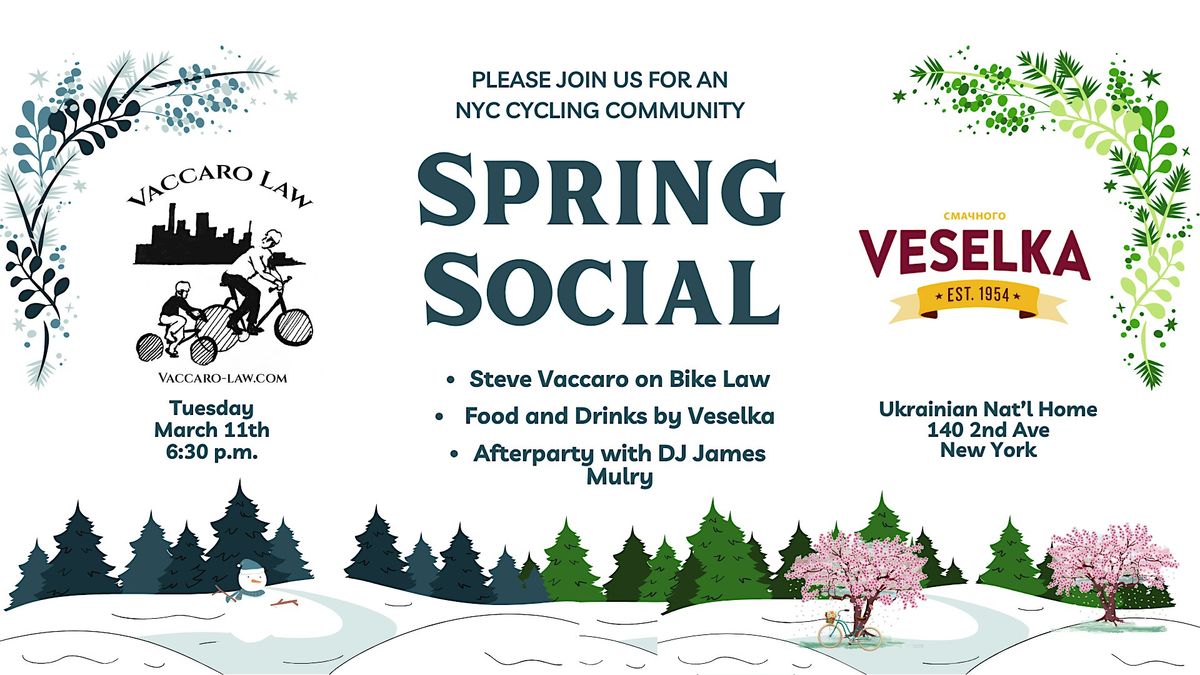 A Spring Social w\/ Vaccaro Law & Veselka