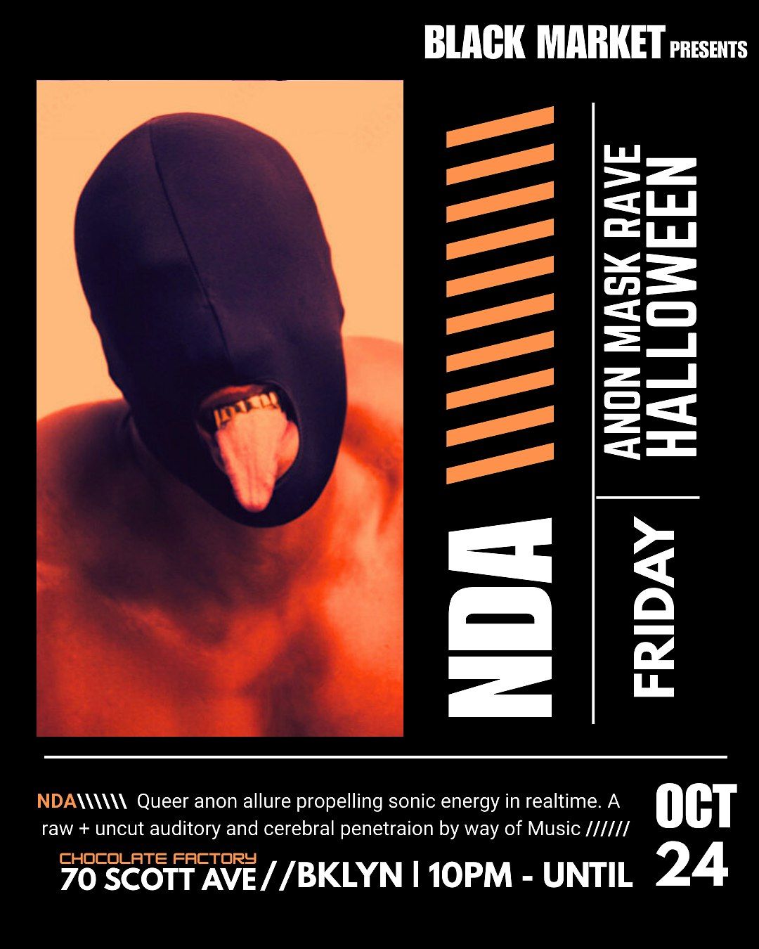 NDA \\\\\\\\\\\\\\\\\\\\\\\\  ANON MASK RAVE [ HALLOWEEN]