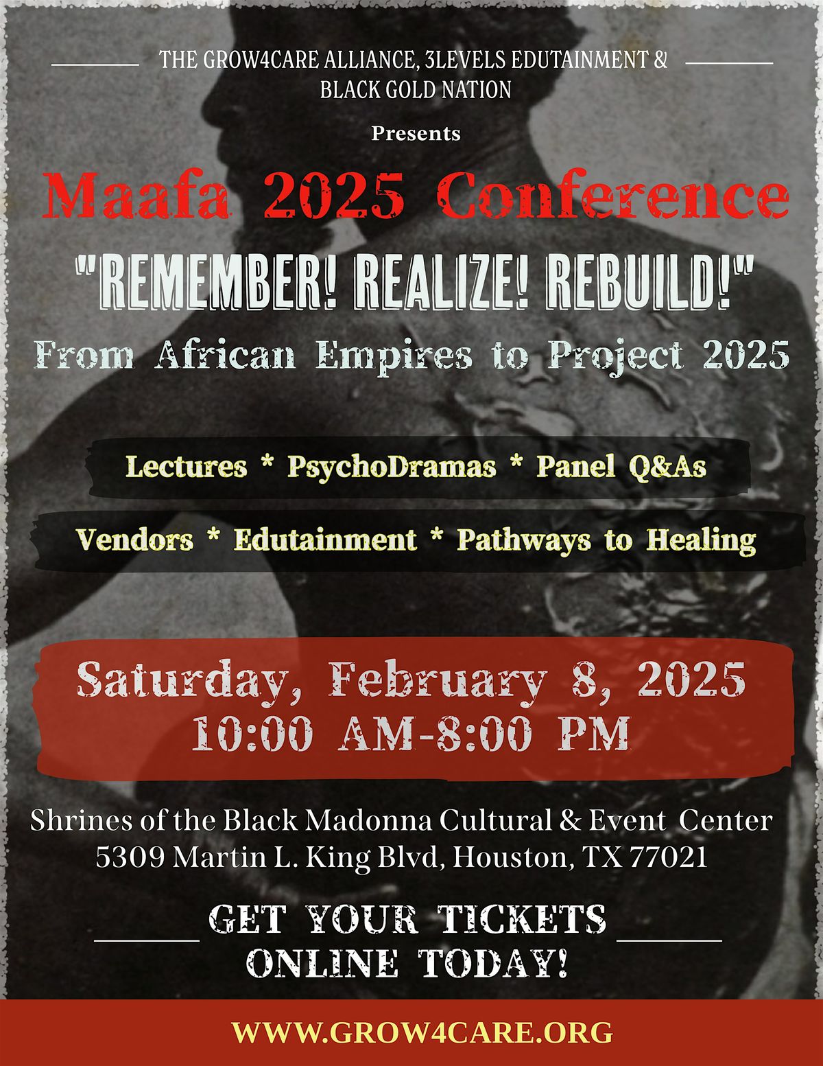 Maafa 2025 Conference: Remember! Realize! Rebuild!