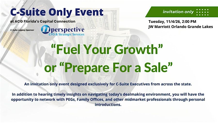 2025 Florida ACG Capital Connection C-Suite Event
