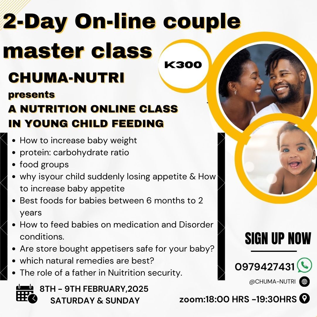 COUPLE ON-LINE NUTRITION CLASS