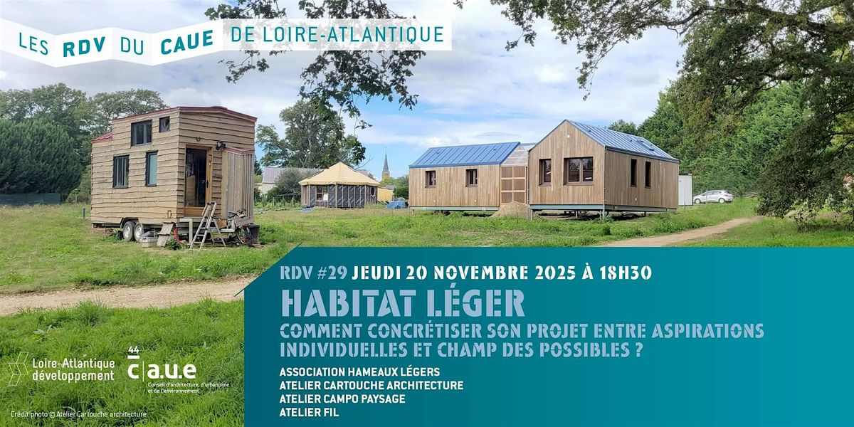 RDV#29 du CAUE : Habitat l\u00e9ger