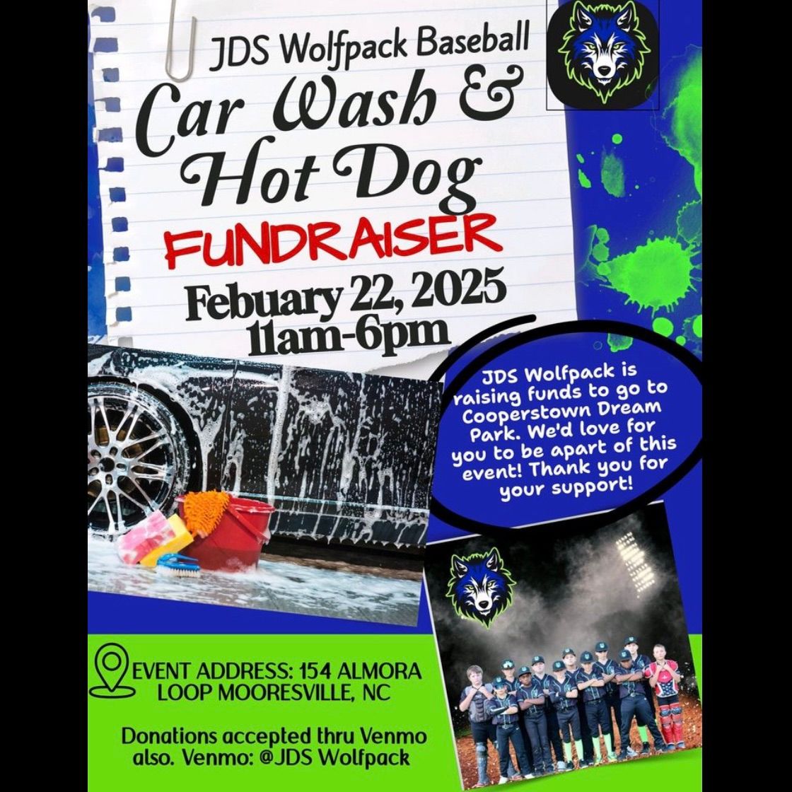 Car Wash \/ Hot Dog Fundraiser - Curtis Pond Neighborhood