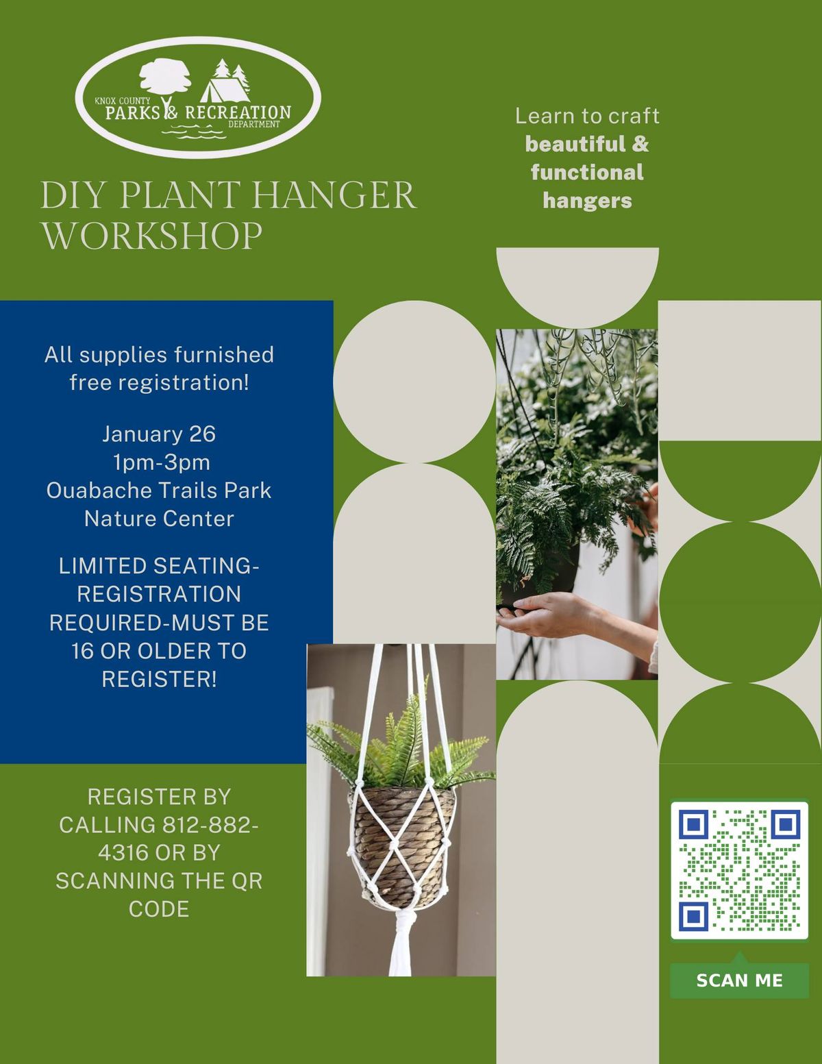 Macrame Plant hanger Workshop