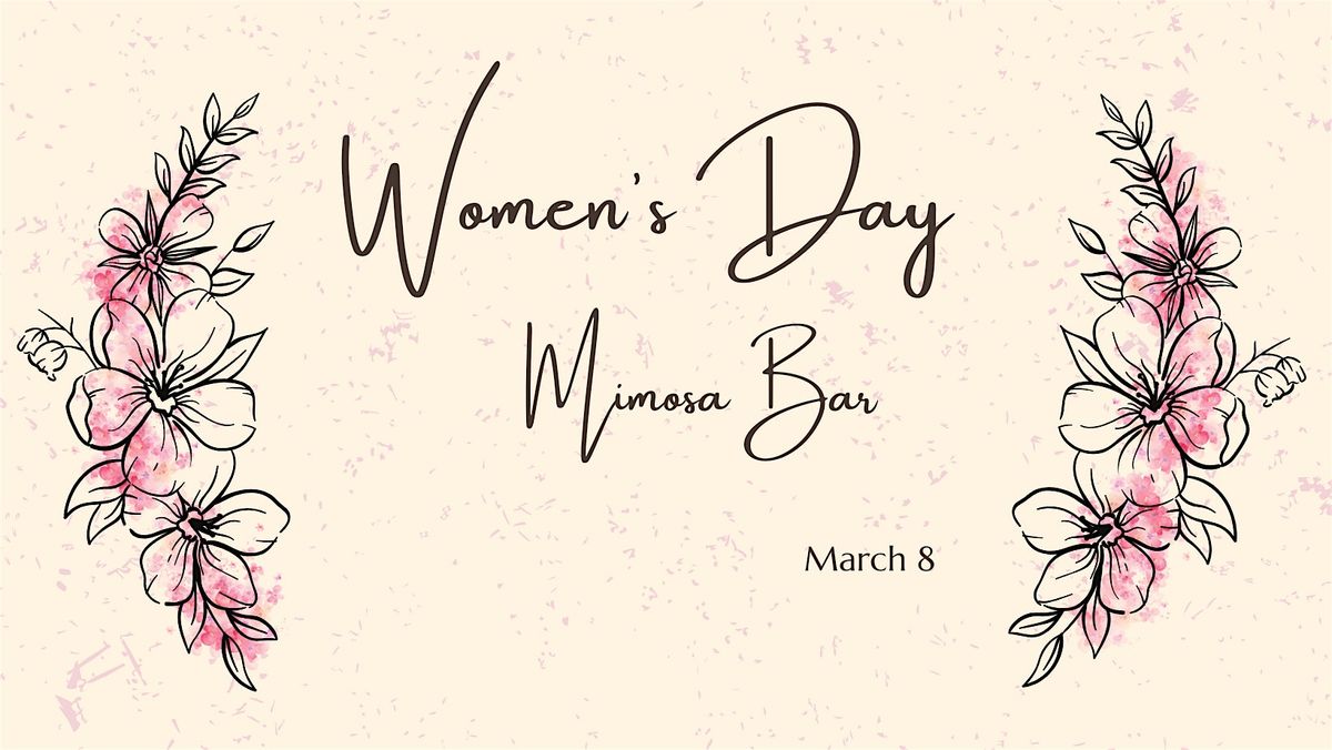 Women's Day mimosa Bar at The Vineyard at Hershey