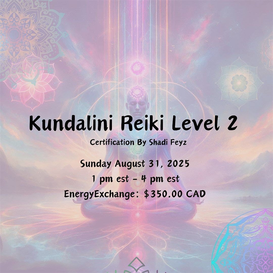 Kundalini Reiki Level 2 Certification Course