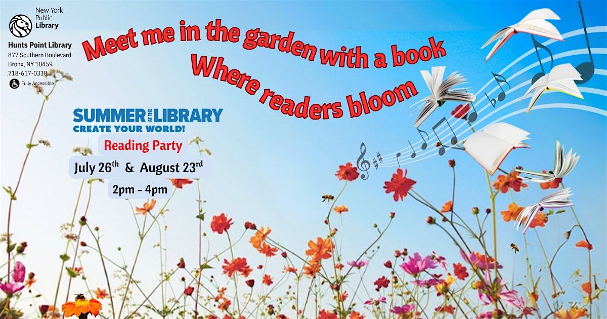 Meet me in the Garden: Reading Party