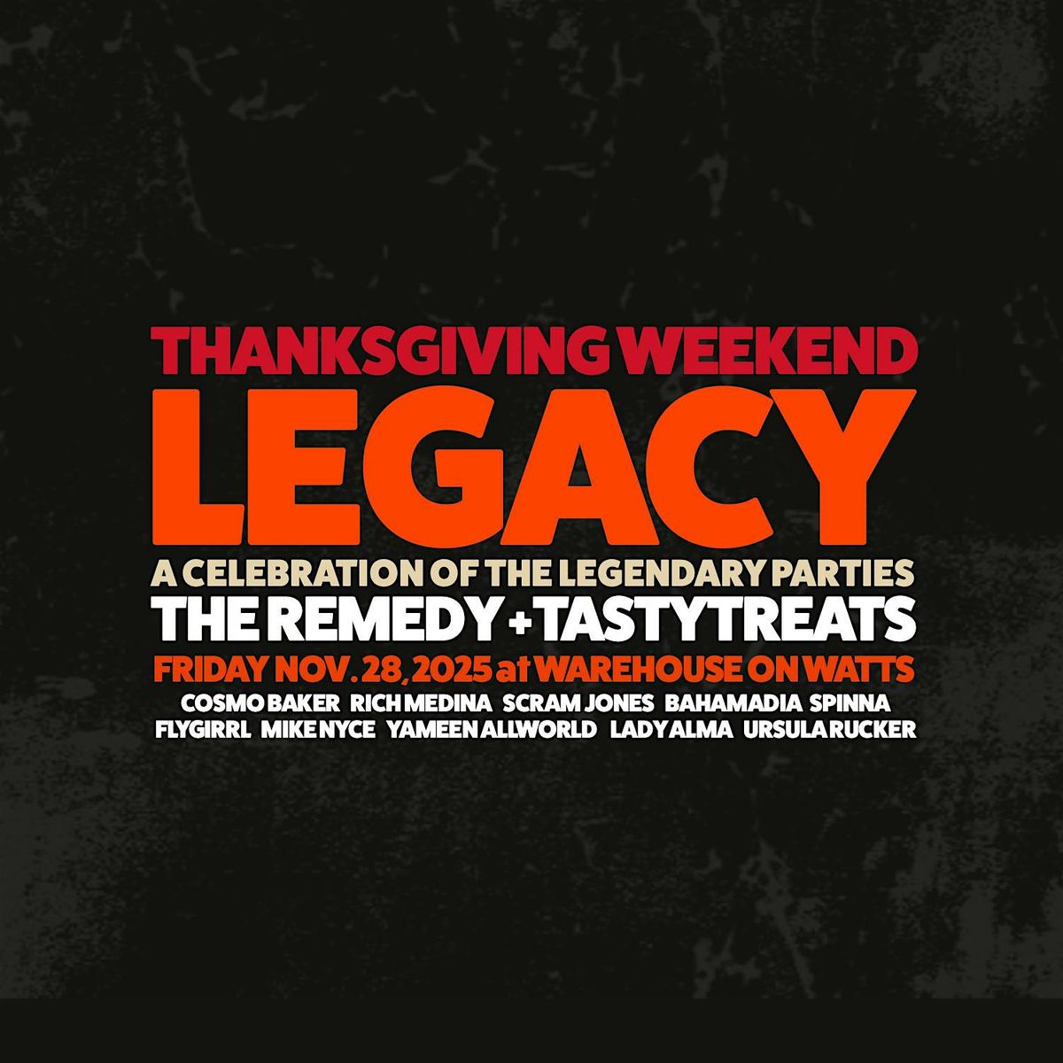 Legacy w. Bahamadia, Spinna, Scram Jones, Lady Alma, Ursula Rucker + more