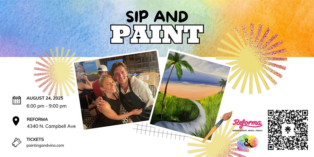 \u2018Let\u2019s Go To The Beach\u2019 Paint Night at Reforma Modern Mexican