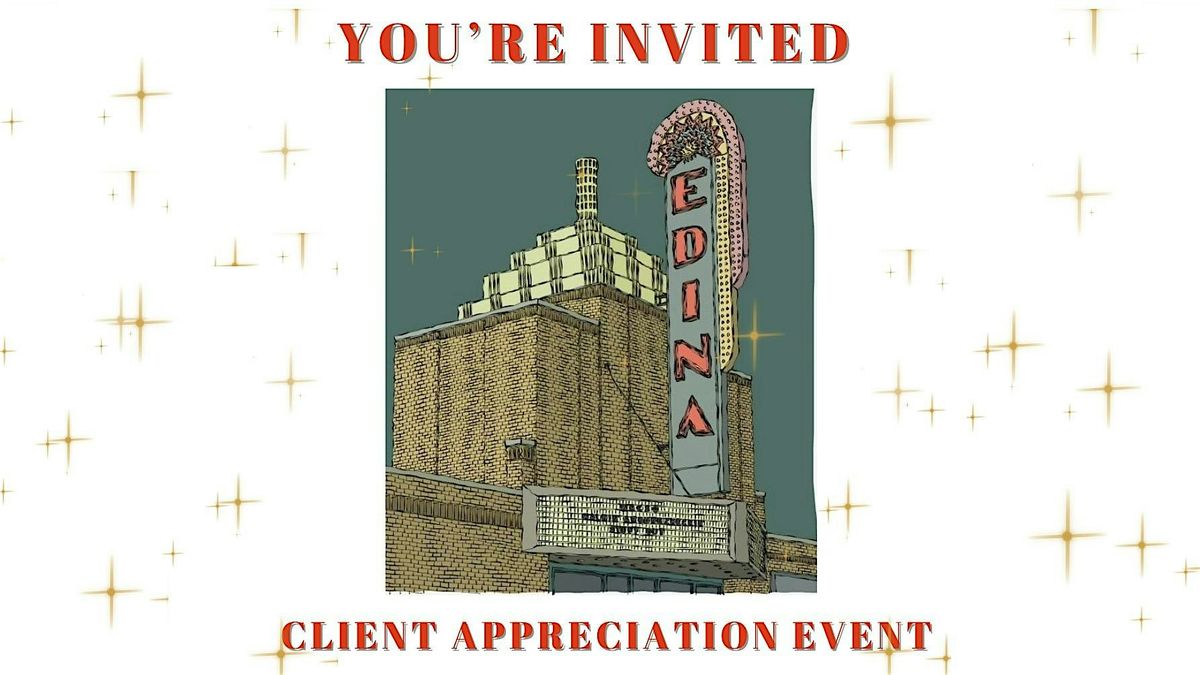 Holiday Party Client Appreciation Event at The Edina Theatre