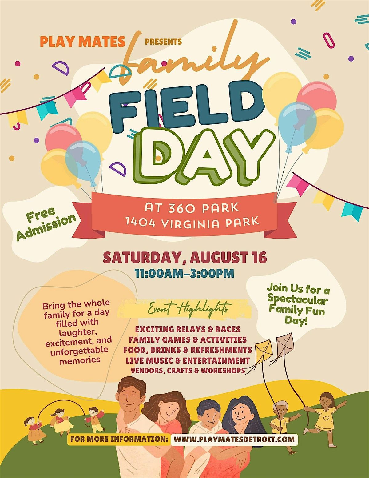Play Mates Family Field Day