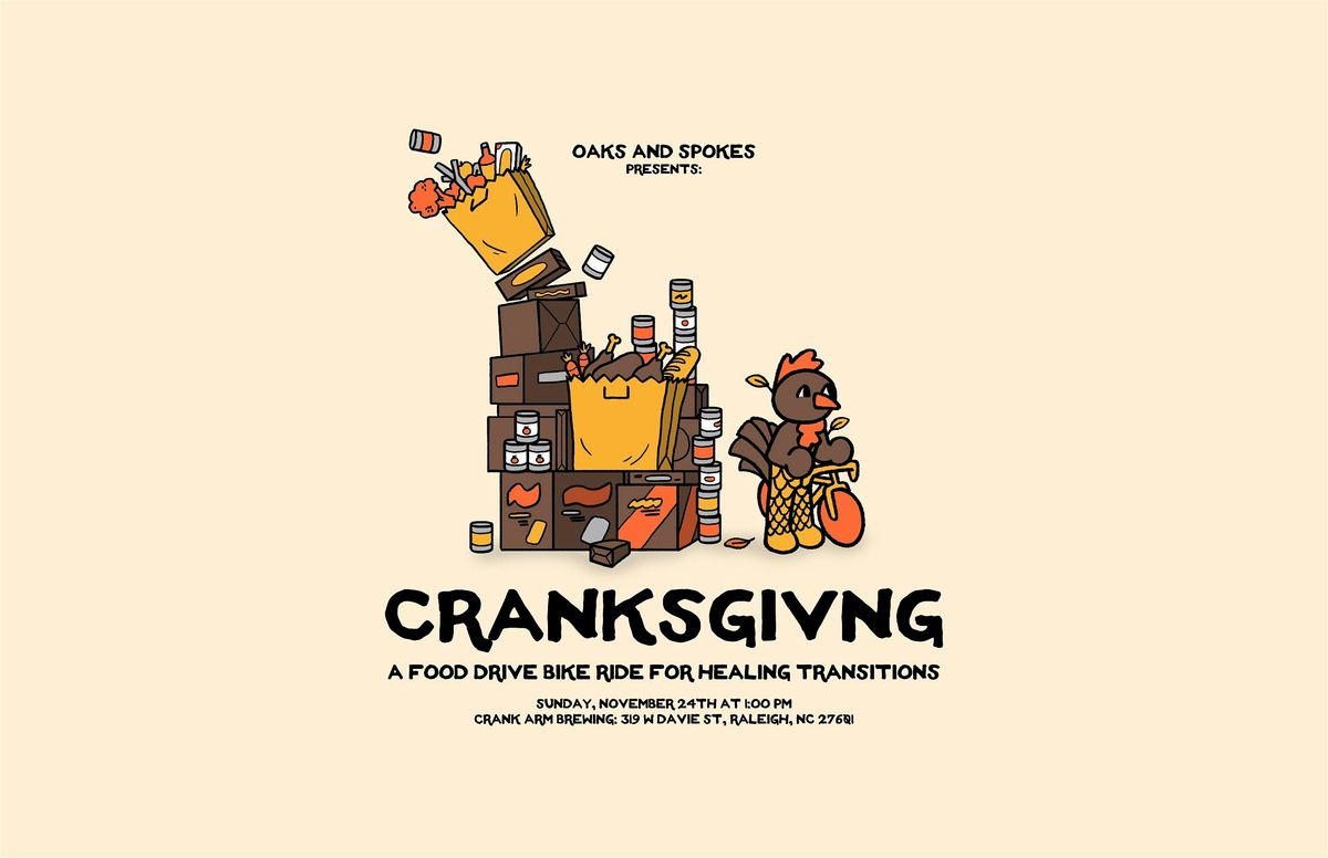 Cranksgiving 2024 - A food drive bike ride benefiting Healing Transitions