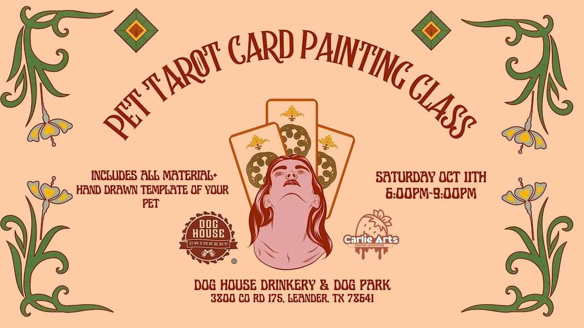 Pet Tarot Card Watercolor Painting Class