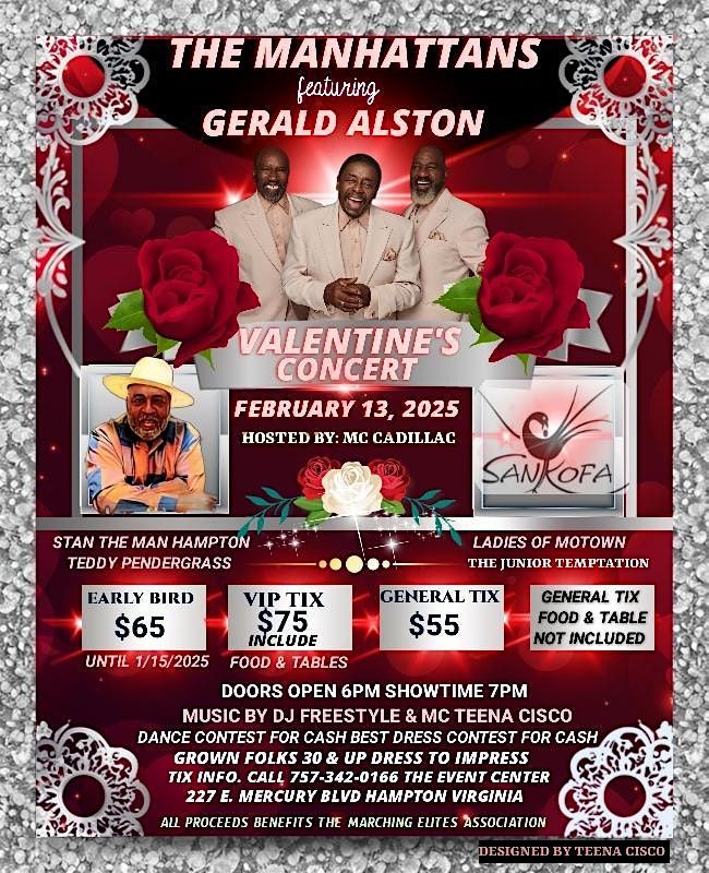 THE MANHATTANS FT. GERALD ALSTON VALENTINES CONCERT