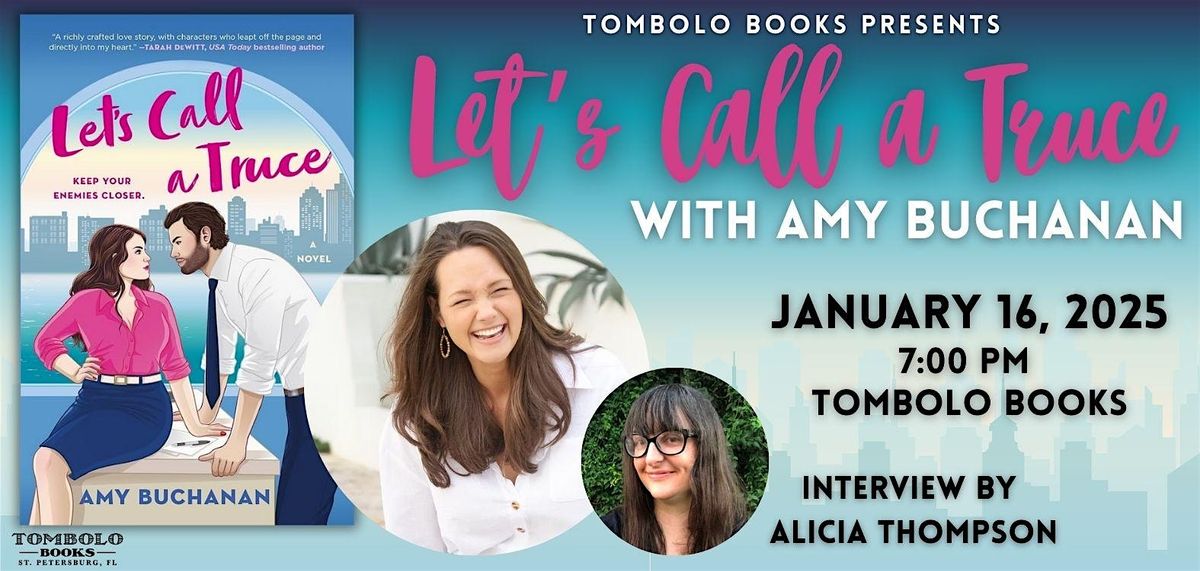 Let's Call a Truce - An Evening with Amy Buchanan