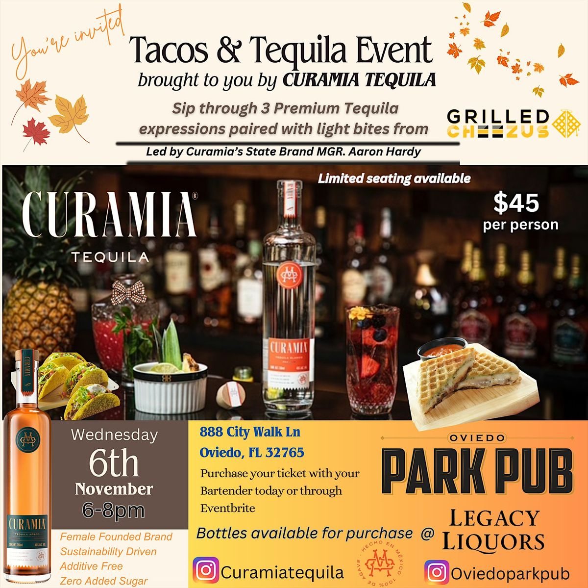 Tacos & Tequila by Curamia Tequila